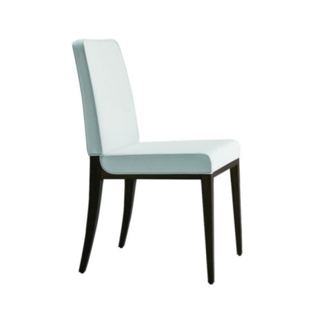 Venge Painted Esszimmer Mit Weißem Lederhotelstuhl Venge Painted Esszimmer Mit Weißem Lederhotelstuhl