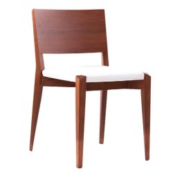 Модерен стол, боядисан в орех Модерен стол, боядисан в орех