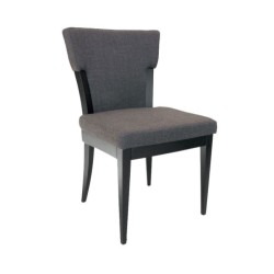 Gray Fabric Upholstered Lake Painted Hotel Restaurant Chair Gray Fabric Upholstered Lake Painted Hotel Restaurant Chair