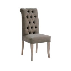 Quilted Gray Fabric Upholstered Hotel Chair Quilted Gray Fabric Upholstered Hotel Chair