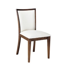 Cream Leather Wooden Colored Dining Room Chair Cream Leather Wooden Colored Dining Room Chair