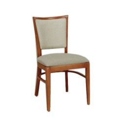 Cream Leather Bright Natural Painted Chair Cream Leather Bright Natural Painted Chair
