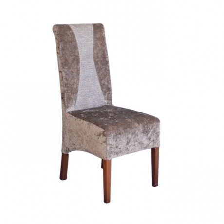 Modern Cafe Chair with Fabric Upholstered