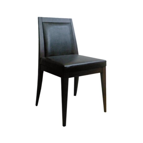 Moderner Sessel Mit Schwarzem Leder Moderner Sessel Mit Schwarzem Leder