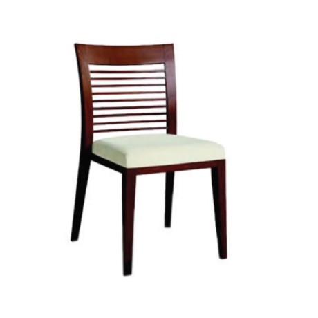 Üfüqi Zolaqlı Modern Restoran Stulu Üfüqi Zolaqlı Modern Restoran Stulu