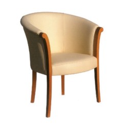 Beige Wooden Rustic Armchair Beige Wooden Rustic Armchair