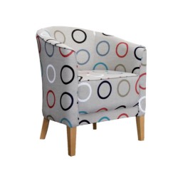 Patterned Gray Fabric Upholstered Hotel Chair Patterned Gray Fabric Upholstered Hotel Chair