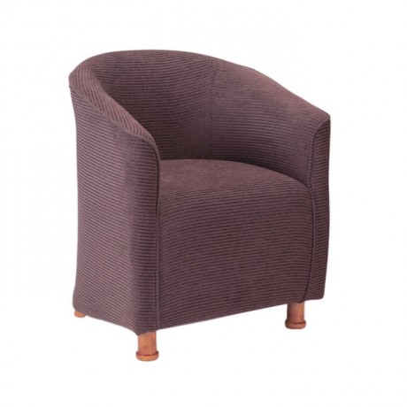 Closed Toe Fabric Upholstered Armchair