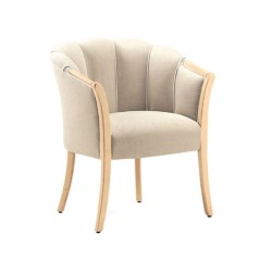 Cream Furnished Hotel Armchair Cream Furnished Hotel Armchair