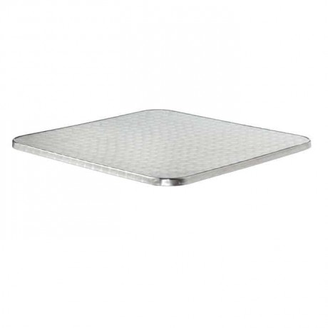 Square Stainless Cafe Table Top