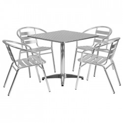 Aluminum Chair Table Set