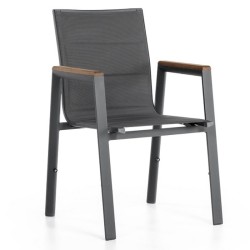 Pvc Örgülü Minderli Rattan Sandalye Pvc Örgülü Minderli Rattan Sandalye