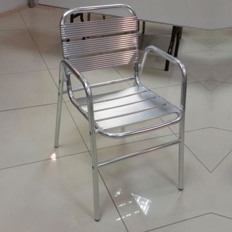 Aluminum Hotel Armchair