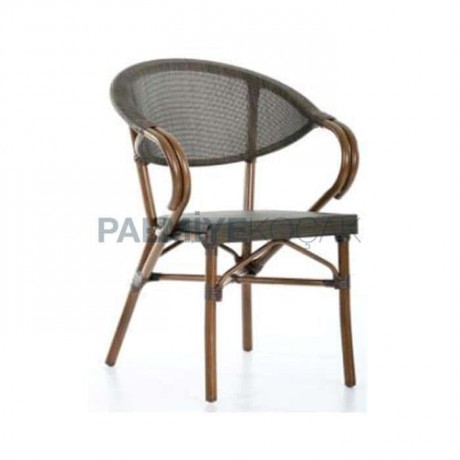 Mesh Aluminum Pipe Arm Chair
