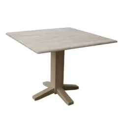 Kvadrat Patine Boyalı Kafe Masası