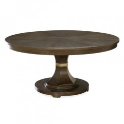Avangard Table with Round Table Top Turned Leg