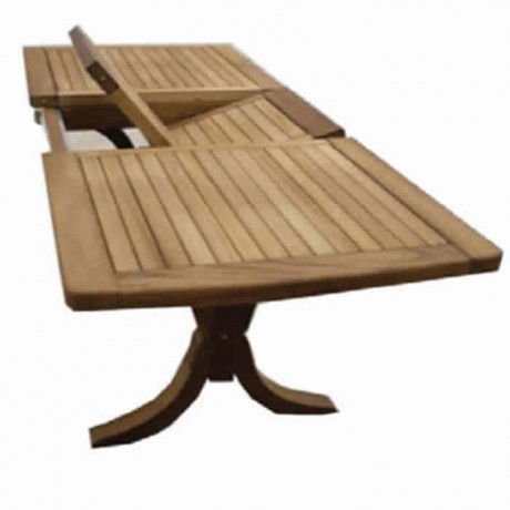 Rectangular Self Storing Leaves Garden Tables