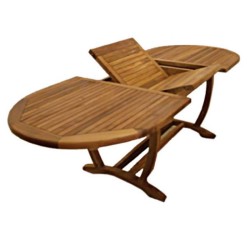 İroko Ortadan Açılır Bahçe Masası İroko Ortadan Açılır Bahçe Masası
