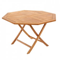 Foldable Large Iroko Table