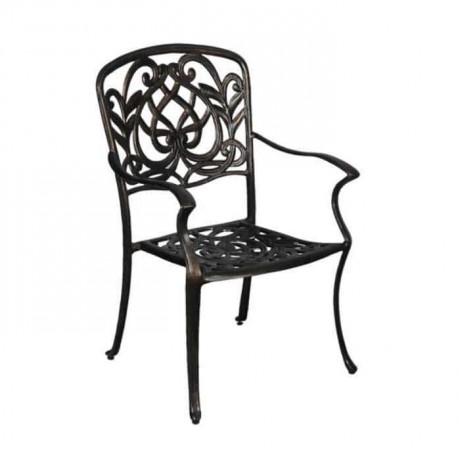 Copper Forging Painted Casting Arm Chair