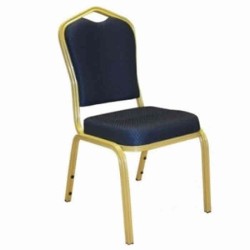Lacivert Kumaş Döşemeli Alüminyum Hilton Sandalye Lacivert Kumaş Döşemeli Alüminyum Hilton Sandalye