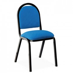 Blue Fabric Upholstered Hilton Chair