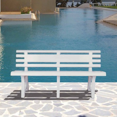 Polypropylene White Bench