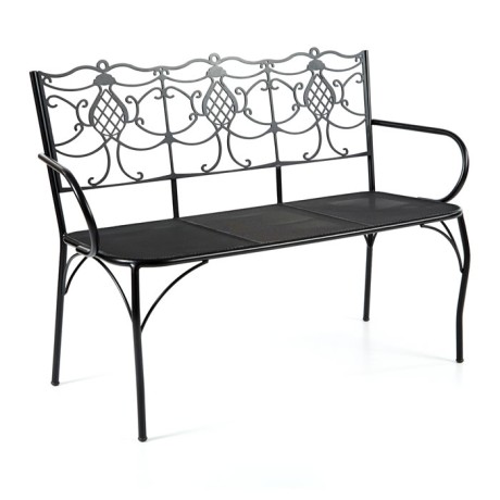 Retro Look Metal Bench