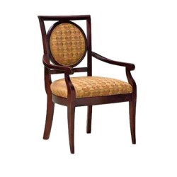 Beige Fabric Upholstered Classic Armchair Beige Fabric Upholstered Classic Armchair