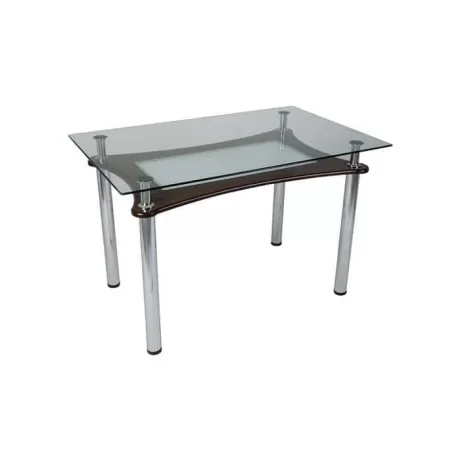 Glastischmit Metallbeinen Für Vier Glastischmit Metallbeinen Für Vier