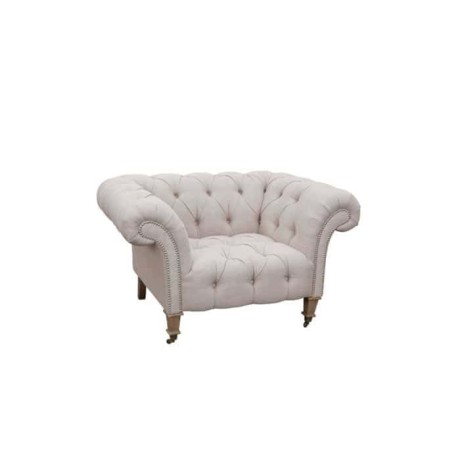 Fabric Upholstered Classic Single Chester Bergere Fabric Upholstered Classic Single Chester Bergere