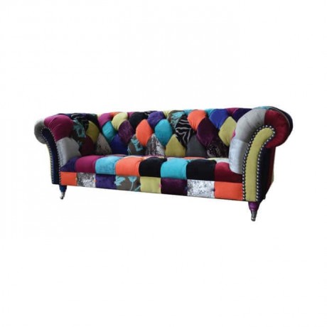 Patchwork Triple Chester Armchair