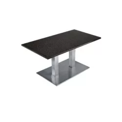 Paslanmaz Metal Ayaqlı Restoran Masası