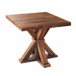 Kare Tablalı Doğal Kaplama Cafe Masası Kare Tablalı Doğal Kaplama Cafe Masası