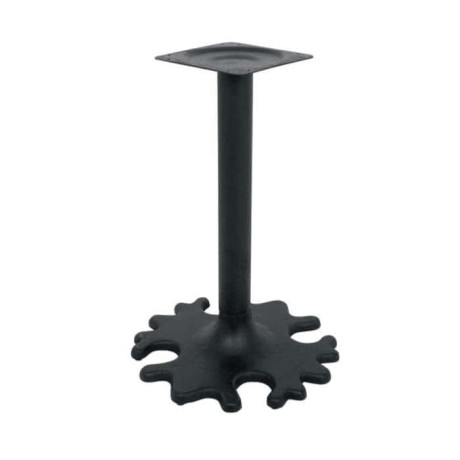 Flower-Patterned Iron Casting Table Leg