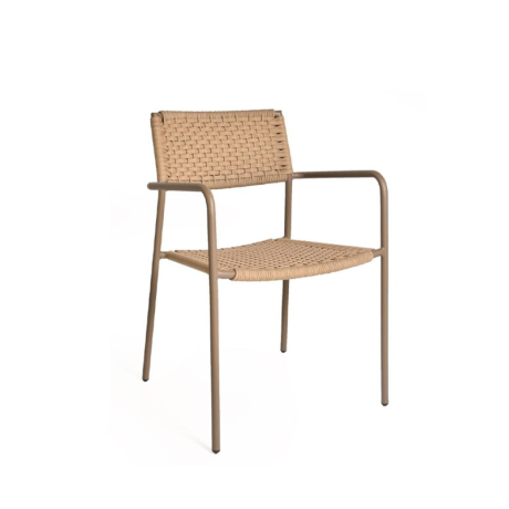 Beige Braided Chair ds020