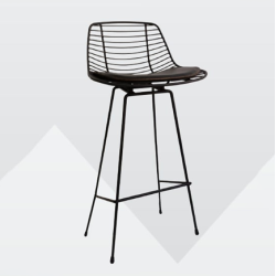 Alnus Metal Leg Bar Chair Alnus Metal Leg Bar Chair