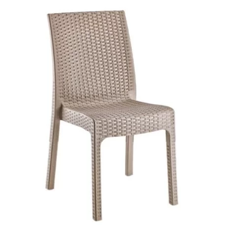 Kapuçino Rattan Enjeksiyon Kafe Stulu