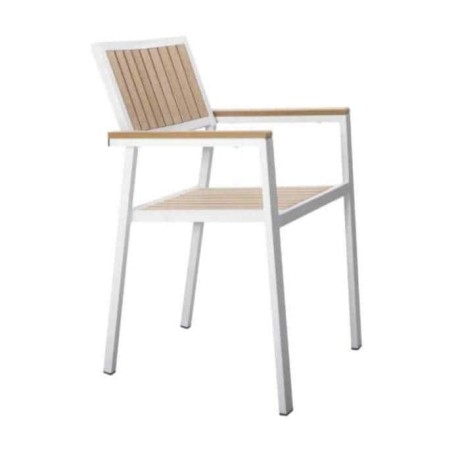 Iroko Aluminum Garden Chair