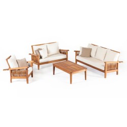 Iroko Sofa Set
