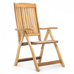 Iroko Folding Hotel Restaurant Arm Chair