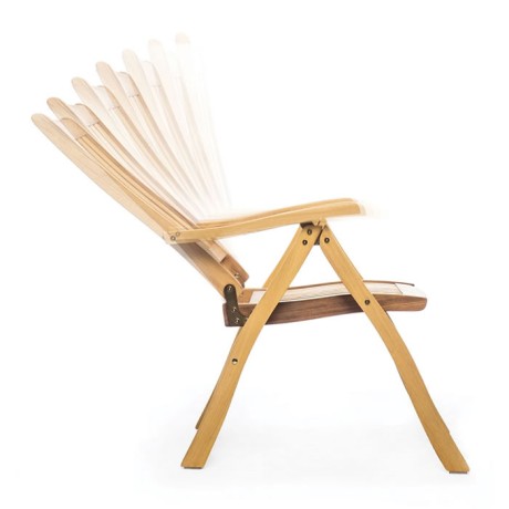 Iroko Folding Hotel Restaurant Arm Chair