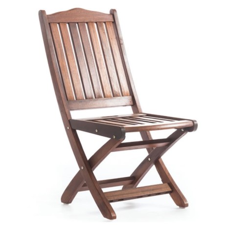 Iroko Terrace Armless Chair