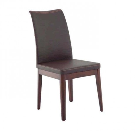 Brown Leather Polyurethane Chair