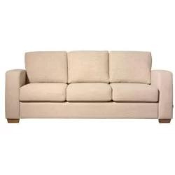 Bej Parça Üç Nəfərlik Modern Divan