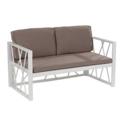 Beyaz İskelet Gri Minder ve Yastıklı Kanepe Beyaz İskelet Gri Minder ve Yastıklı Kanepe