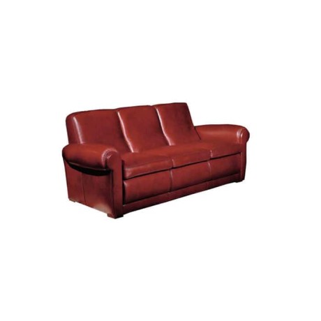 Leather Upholstered Double Hotel Lobby Couch