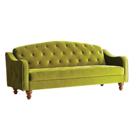 Peanut Green Fabric Sofa