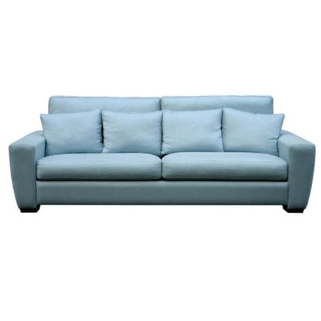 Blue Fabric Salon Couch