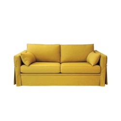 Sarı Kumaş Döşemeli Otel Odası Kanepesi Sarı Kumaş Döşemeli Otel Odası Kanepesi